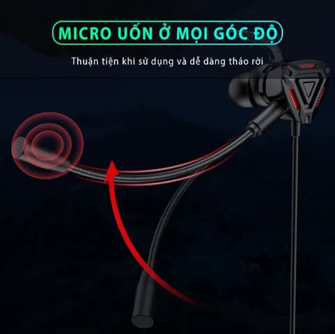 Tai nghe Gaming SIDOTECH G3M có mic chống ồn - Chất lượng âm thanh nâng cao cho game thủ PUBG, Liên Quân, FF, Tốc Chiến