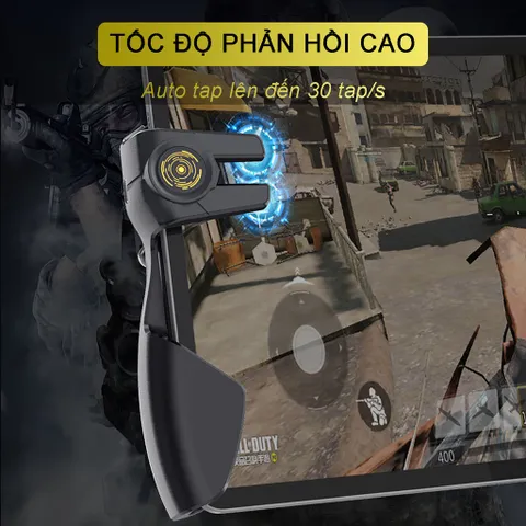 Tay Cầm Chơi Game Sidotech AKPAD-8K cho Máy Tính Bảng & iPad - Tốc Độ Kết Nối Nhanh, Phản Ứng Siêu Nhạy, 6 Ngón Thao Tác