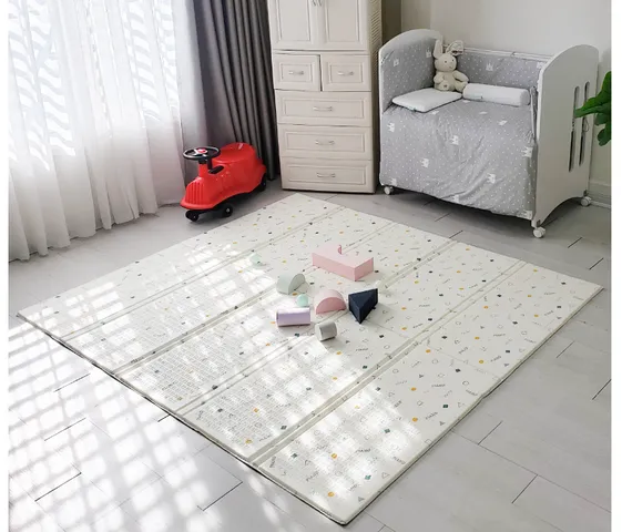 Thảm Chơi Gấp Gọn Umoo UM-0766 Cho Bé - Chất Liệu XPE Chống Nước, 2 Mặt Sử Dụng, Dày Dạn, An Toàn Cho Trẻ Em