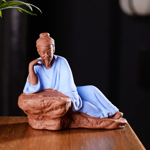 Tượng Khổng Minh Gia Cát Lượng Gốm Sứ Tử Sa Cao Cấp - Phong Thủy Trí Tuệ và Thành Công Trong Học Vấn, Công Danh, Nghệ Thuật Trang Trí