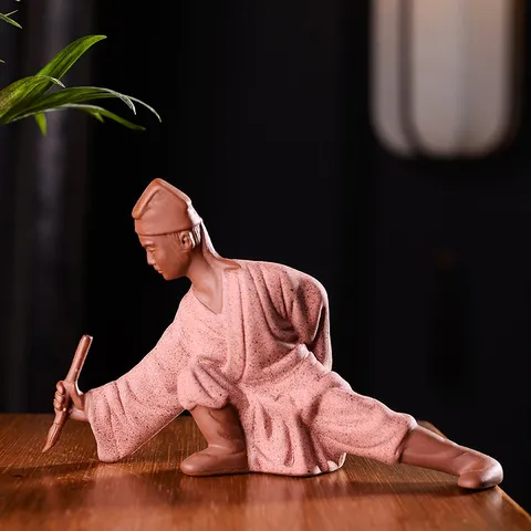 Tượng Khổng Minh Gia Cát Lượng Gốm Sứ Tử Sa Cao Cấp - Phong Thủy Trí Tuệ và Thành Công Trong Học Vấn, Công Danh, Nghệ Thuật Trang Trí