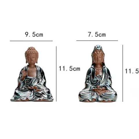 Tượng Phật Bà Quan Âm Thiền Ấn Gốm Sứ Thủ Công - Vật Phẩm Phong Thủy Mang Tài Lộc và An Bình Cho Gia Đình