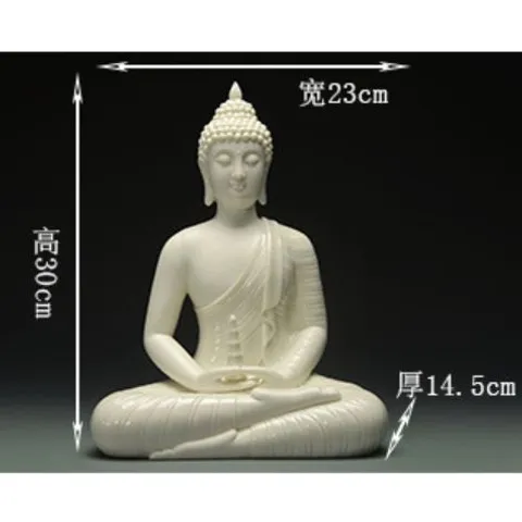 Tượng Phật Thích Ca Gốm Tử Sa Cao Cấp 30cm - Phật Bổn Sư Mâu Ni Đài Sen Trang Trí Phong Thủy đẹp mắt