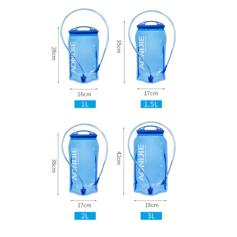 Vest nước chạy bộ Aonijie SD51 - Gọn nhẹ, tiện lợi, phù hợp cho chạy bộ, cắm trại, đạp xe, thể thao ngoài trời, dung tích 1-3L, màu xanh dương.