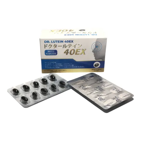 Viên uống bổ mắt Dr Lutein 40EX Nhật Bản - Hỗ trợ thị lực, cải thiện mắt mờ, mỏi - Hộp 60 viên bổ sung vitamin tự nhiên