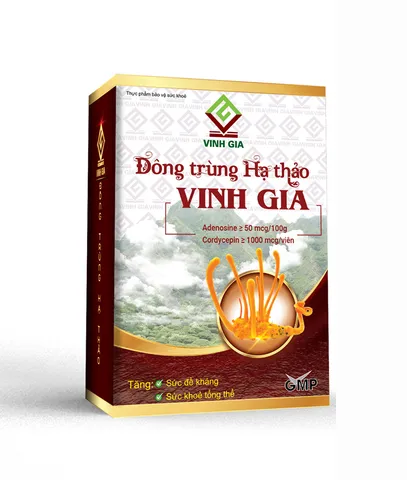 Viên uống Đông Trùng Hạ Thảo Vinh Gia 60 viên - Tăng cường sức khỏe, hỗ trợ miễn dịch cho mọi lứa tuổi, dễ uống và hấp thu tốt