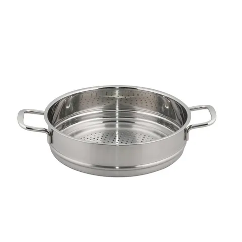 Xửng Hấp Inox 2 Quai Fivestar Không Nắp Size 32cm - Dụng Cụ Nhà Bếp Chống Gỉ Sét, Dễ Vệ Sinh, Phong Cách Châu Âu