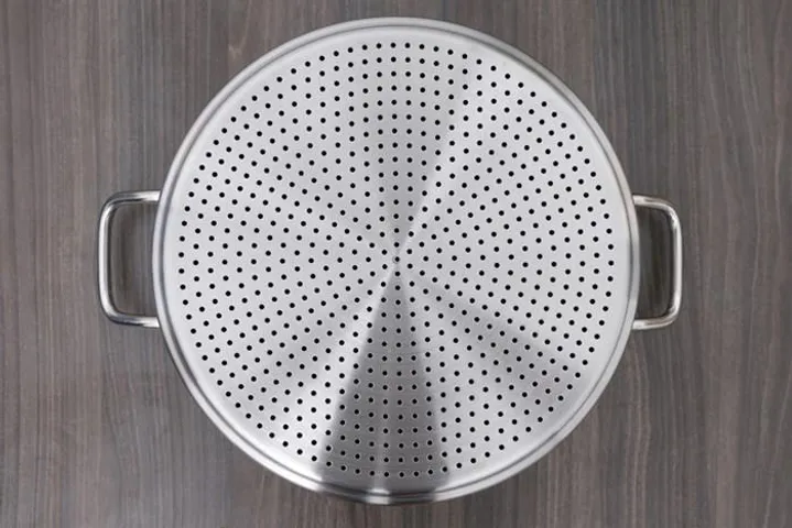 Xửng Hấp Inox 2 Quai Fivestar Không Nắp Size 32cm - Dụng Cụ Nhà Bếp Chống Gỉ Sét, Dễ Vệ Sinh, Phong Cách Châu Âu