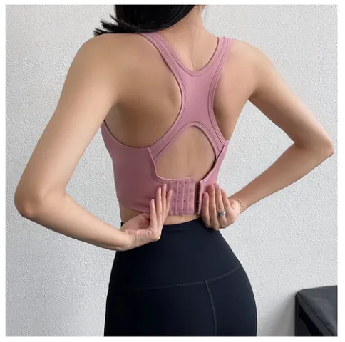 Áo Ngực Thể Thao Amin AM059 - Mút Đệm Nâng Ngực, Chất Liệu Cotton Co Giãn 4 Chiều, Dùng Tập Gym, Yoga, Thể Thao Nữ
