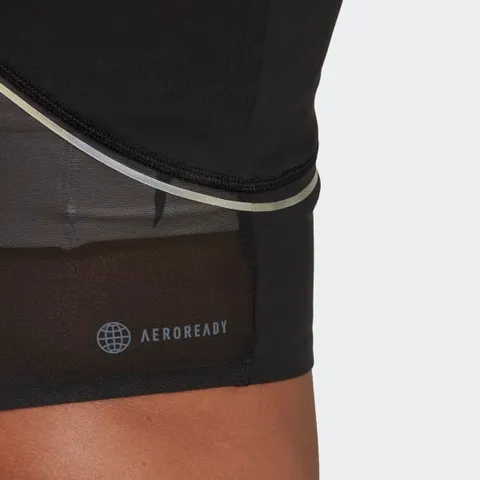 Áo Tank Top Lửng Adidas Hiit 45 Seconds HK4717 - Đen ôm vừa, Thoáng khí, Đồ Tập Gym Nữ, Lưu Ý Thể Thao Mệt Mỏi