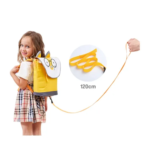 Balo Vải Konig Kids Nắp Gập Hình Cáo Vàng - Balo Đáng Yêu Cho Bé Đi Học, Đi Chơi - Chất Liệu Chống Thấm Nước, Thiết Kế Dễ Thương