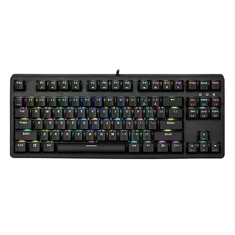 Bàn phím cơ E-DRA EK387 RGB TKL - Switch Outemu, LED RGB Tùy Chỉnh, Thiết Kế Gọn Nhẹ, Phụ Kiện Máy Tính Chất Lượng Cao