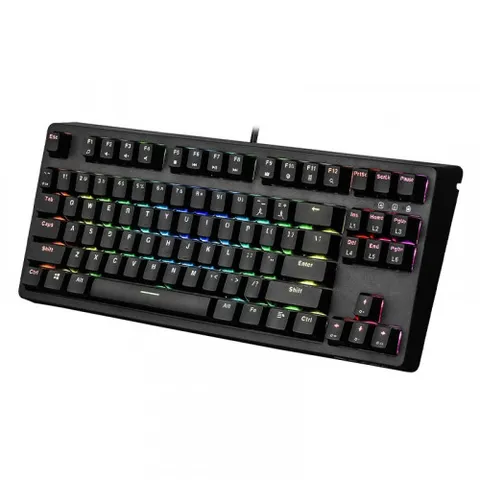 Bàn Phím Cơ E-Dra EK387 V2 RGB 87 Phím - Gaming với Switch Chất Lượng và LED RGB 16.8 triệu Màu - Phụ Kiện Máy Tính Cao Cấp