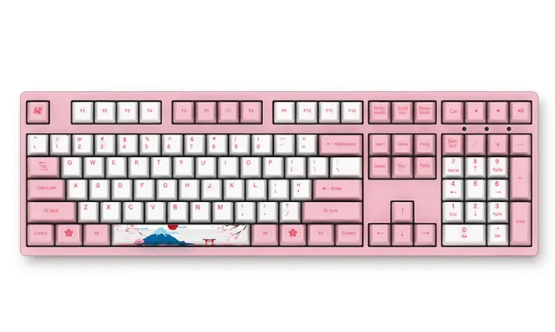 Bàn phím cơ gaming Akko 3108 World Tour Tokyo V2 - Thiết kế Fullsize 108 phím, Kết nối USB Type-C, Switch Akko Blue/Orange/Pink