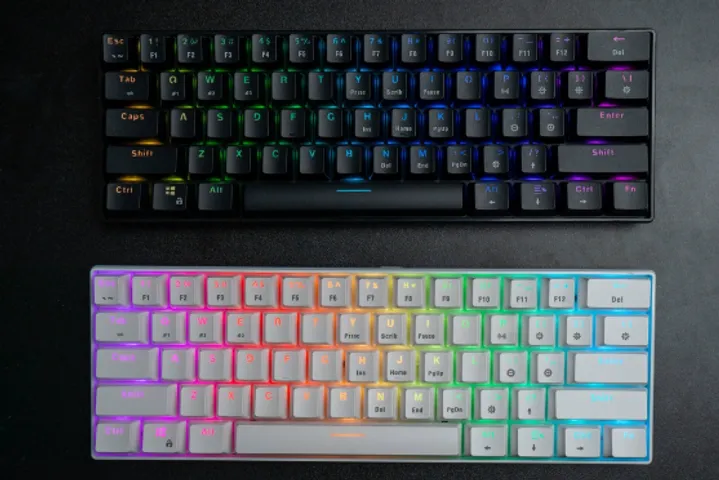Bàn Phím Cơ Gaming E-dra EK361W V2 - Kết Nối Bluetooth 4.0, RGB 16.8 Triệu Màu, Thiết kế Nhỏ Gọn - Phụ Kiện Máy Tính Chính Hãng