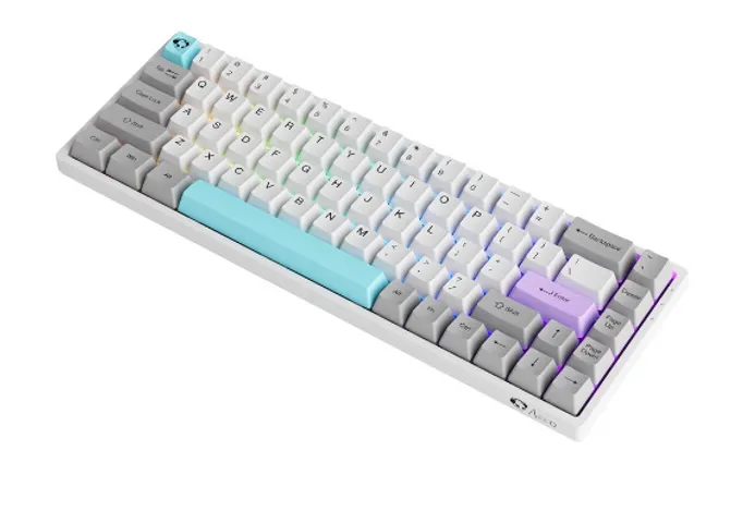 Bàn phím cơ không dây Akko 3068B - Bluetooth 5.0, Wireless 2.4Ghz, Hotswap 68 phím sáng RGB, nhẹ, bền, tối ưu cho game và văn phòng