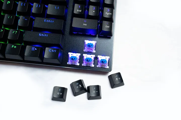 Bàn phím Gaming E-Dra EK389 V2 LED Rainbow 89 phím cơ - Switch Outemu bền bỉ, LED 7 màu nổi bật - Phụ kiện máy tính cho game thủ