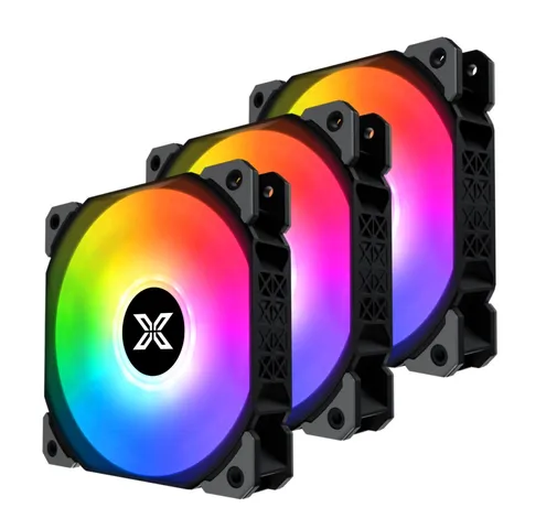 Bộ 3 Quạt Tản Nhiệt Xigmatek Starz X22A ARGB - Quạt Máy Tính Cao Cấp, Độ Ồn Thấp, Tuổi Thọ Cao, Đèn LED ARGB Tỏa Sáng