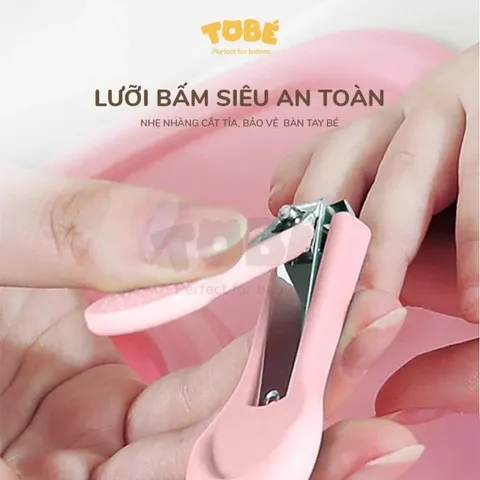 Bộ Bấm Móng Tay ToBé MS 0103 - 4 Chi Tiết Chăm Sóc Móng Tay An Toàn Cho Bé Từ Sơ Sinh Trong Hộp Tiện Lợi