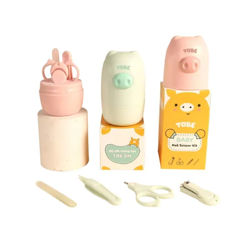Bộ Bấm Móng Tay ToBé MS 0103 - 4 Chi Tiết Chăm Sóc Móng Tay An Toàn Cho Bé Từ Sơ Sinh Trong Hộp Tiện Lợi