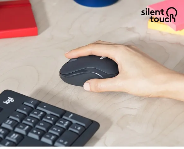 Bộ Bàn Phím + Chuột Không Dây Logitech MK295 Silent - Công Nghệ Giảm Tiếng Ồn, Kết Nối 2.4GHz, Phạm Vi 10m