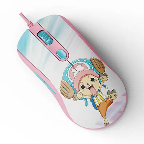 Chuột Gaming Akko AG325 One Piece Collection - Chuột có dây Chopper, Zoro, Luffy - Chống trượt, Đối xứng, Chuyên game
