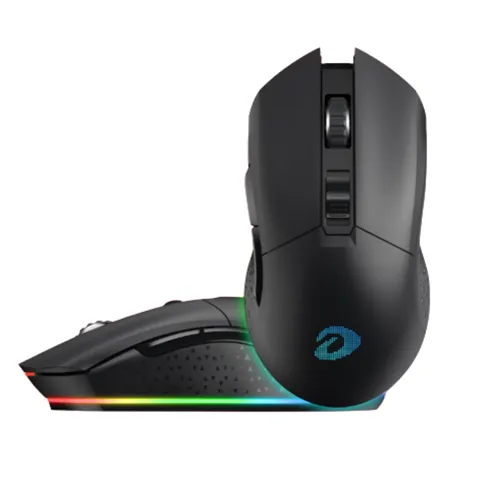 Chuột Không Dây Gaming DareU EM901 LED RGB, Pin Sạc - Thiết Kế Gọn Nhẹ, Công Nghệ 2.4GHz, DPI 800-6000, Phạm Vi 10m