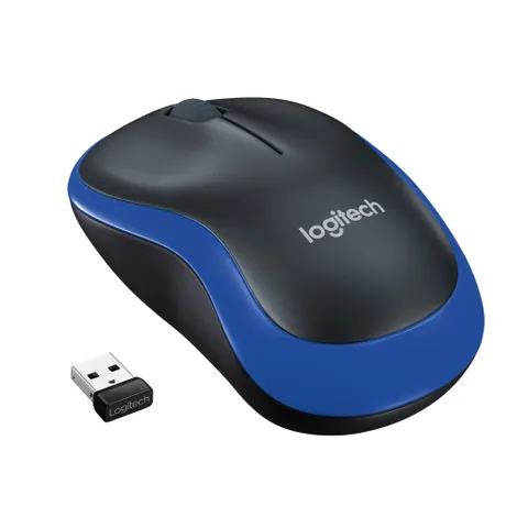 Chuột máy tính không dây Logitech M185 - Công nghệ Unifying, độ phân giải 1000DPI, siêu nhạy, tối ưu cho chơi game và làm việc
