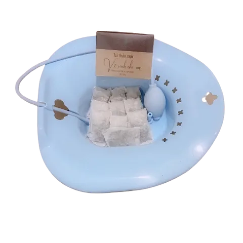 Combo Chậu Xông Vùng Kín và Túi Lọc Thảo Mộc Wonmom - Giải Pháp Kháng Khuẩn và Phục Hồi Sức Khỏe Cho Mẹ Sau Sinh