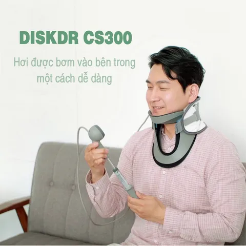 Đai cổ Disk Dr CS300 - Hỗ trợ giảm đau mỏi cổ vai gáy, thiết bị chăm sóc sức khỏe thông minh cho dân văn phòng và người cao tuổi