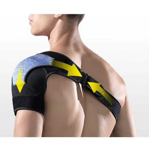 Đai thể thao Bendu P8001 hỗ trợ bảo vệ khớp vai - Dụng cụ tập gym tiện lợi, chất liệu thoáng khí, cho vận động viên và người tập thể thao