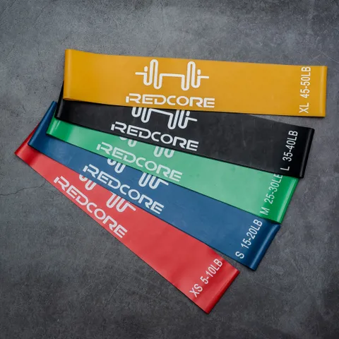 Dây Kháng Lực Mini Band Redcore Tập Mông - Dụng Cụ Thể Dục Tăng Cường Cơ Mông, Thể Thao Tại Nhà, Du Lịch
