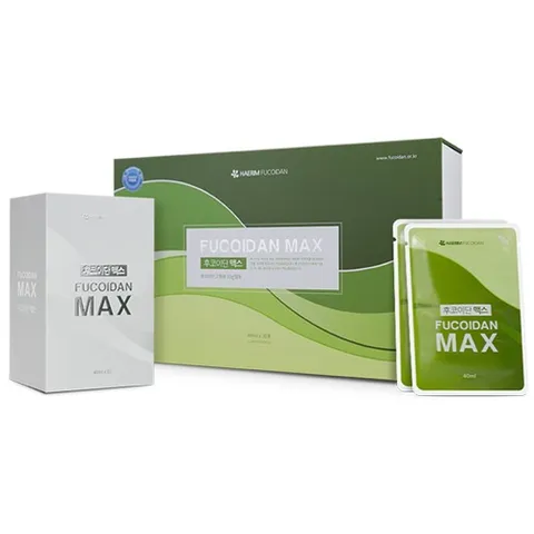 Fucoidan Max Dạng Nước Hàn Quốc - Tăng Cường Miễn Dịch, Hỗ Trợ Phòng Ngừa Và Giảm Tái Phát Ung Thư - Hộp 30 Gói X 40ml