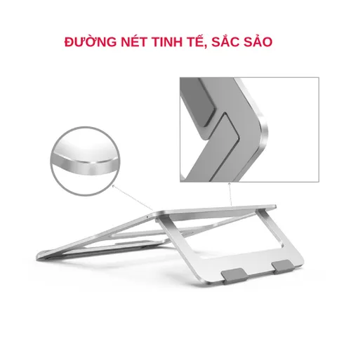Giá Đỡ Laptop Tamayoko - Hợp Kim Nhôm Cao Cấp, Thiết Kế Thông Minh Cho Macbook và Máy Tính Xách Tay - Bền Bỉ, Sang Trọng