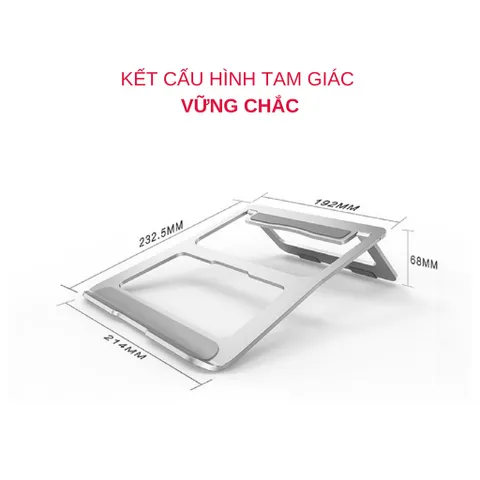 Giá Đỡ Laptop Tamayoko - Hợp Kim Nhôm Cao Cấp, Thiết Kế Thông Minh Cho Macbook và Máy Tính Xách Tay - Bền Bỉ, Sang Trọng