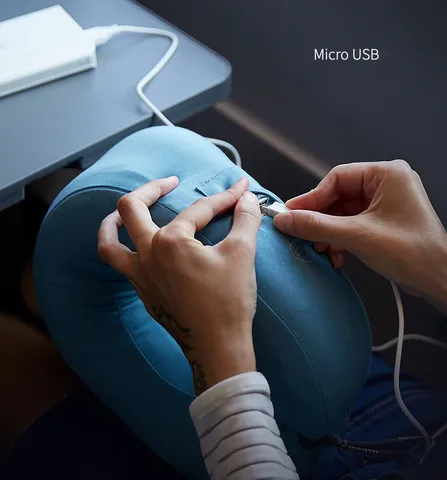 Gối Du Lịch Chữ U NatureHike NH18Z060-T - Gối Massage Xoa Bóp Cổ Nhỏ Gọn, Tiện Lợi Cho Chuyến Đi & Nghỉ Ngơi êm ái