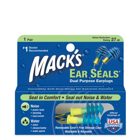 Hộp Trọn Bộ Du Lịch Mack's - Bịt Tai Chống Ồn, Bịt Mắt Ngủ, Gối Hơi Tiện Dụng Cho Chuyến Đi Bay và Bơi Lội