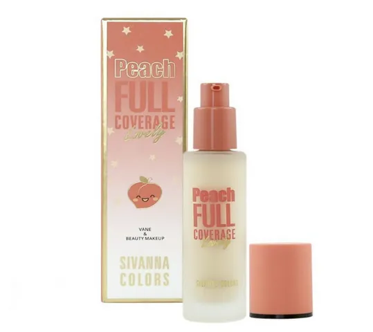 Kem Nền Che Phủ Sivanna Peach Coverage Lovely HF5044 - Trang Điểm Tự Nhiên, Độ Che Phủ Cao, Dành Cho Da Sáng Và Tự Nhiên, 35ml