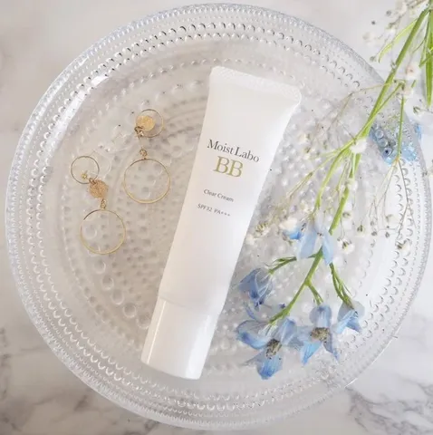 Kem Nền Không Màu Meishoku Moist-Labo BB Clear Cream SPF32+++ - Lớp Nền Mịn Màng, Cấp Ẩm, Chống Nắng, Dưỡng Da Tốt