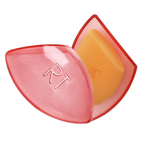 Mút Tán Nền Real Techniques By Sam & Nic - Bông Tán Kem Nền Mịn Màu, Giúp Lớp Trang Điểm Tự Nhiên và Đều Màu, Tiện Mang Theo