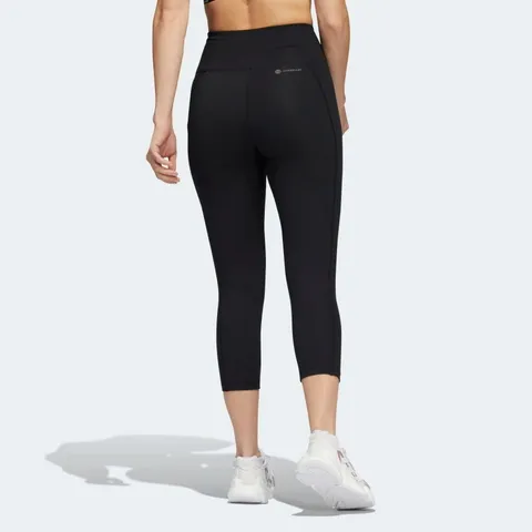 Quần Bó Tập Luyện Adidas 3/4 Circuit H64200 Cho Nữ - Cạp Cao, Chất Liệu AEROREADY Thoáng Khí, Thời Trang Gym Nữ