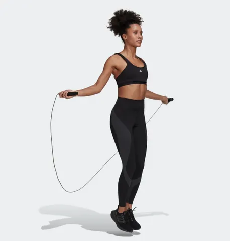 Quần Bó Thể Thao Nữ Adidas Hiit Colourblock 7/8 Tights - Dáng Cạp Cao, Vải Co Giãn Mềm Mịn, Thể Thao, Tập Gym, Yoga