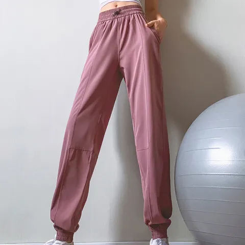 Quần Jogger Nữ Bo Ống Amin AM040 - Chất Liệu Polyester Cao Cấp, Dáng Thể Thao Năng Động, Phù Hợp Tập Gym, Yoga, Mặc Hàng Ngày