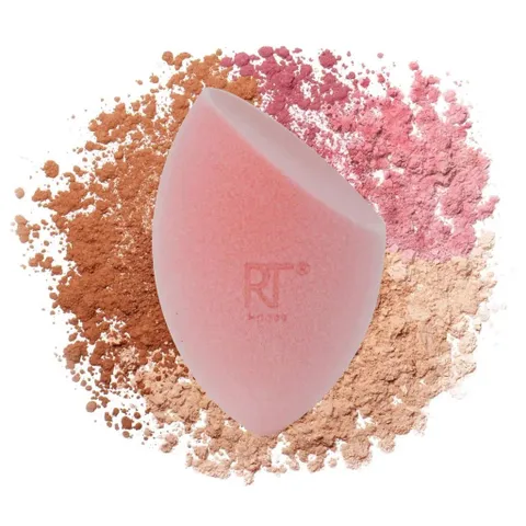 Set 2 Mút Trang Điểm Real Techniques - Miracle Complexion Sponge và Miracle Powder Sponge, Tán Kem Nền và Phấn Phủ Hoàn Hảo