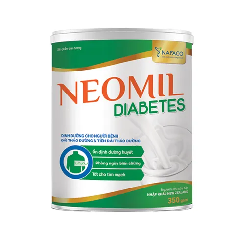 Sữa Bột Dinh Dưỡng Neomil Diabetes Hỗ Trợ Người Tiểu Đường - Cung Cấp Dinh Dưỡng Thiết Yếu, 350g và 850g