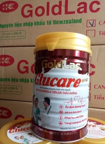 Sữa Glucare Gold 900g cho người tiểu đường - Hỗ trợ ổn định đường huyết và tăng cường sức khỏe cho người lớn trên 30 tuổi