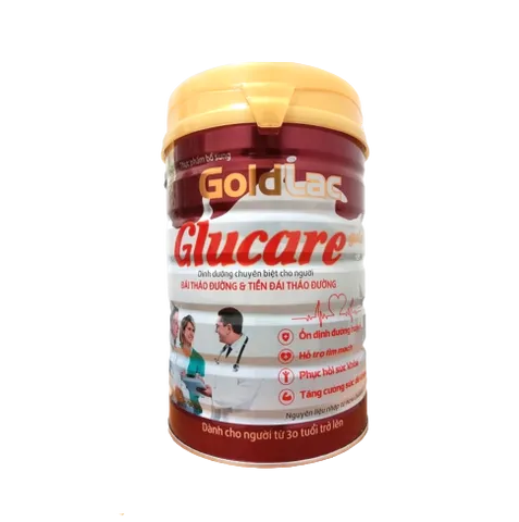 Sữa Glucare Gold 900g cho người tiểu đường - Hỗ trợ ổn định đường huyết và tăng cường sức khỏe cho người lớn trên 30 tuổi