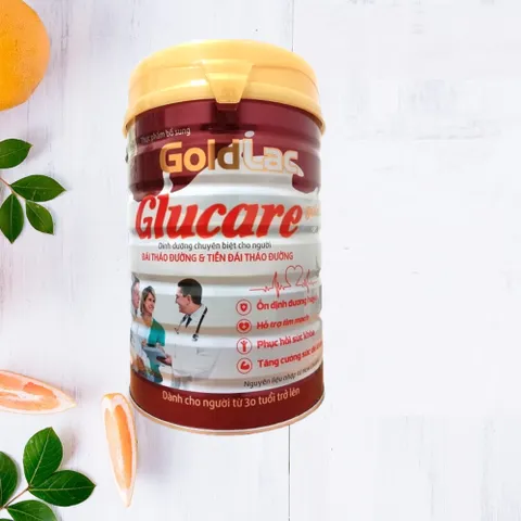 Sữa Glucare Gold 900g cho người tiểu đường - Hỗ trợ ổn định đường huyết và tăng cường sức khỏe cho người lớn trên 30 tuổi