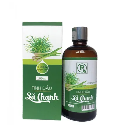 Tinh Dầu Sả Chanh Hồng Tâm Nguyên Chất 100ml - Tích Cực Xua Đuổi Côn Trùng, Thư Giãn Tinh Thần, Khử Mùi Không Khí