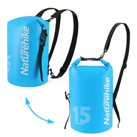 Túi Chống Nước Có Quai Đeo Naturehike FS15M010 - Túi Du Lịch Đa Chức Năng, Bảo Vệ Đồ Đạc Khi Đi Biển, Dung Tích 15L/25L